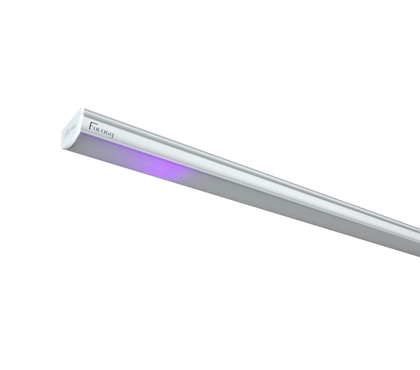 серый корпус светильника